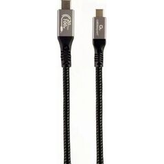 Kabel USB Gembird USB-C - USB-C 1.5 m Czarno-szary (CCBP-USB3-CMCM100-1.5M)