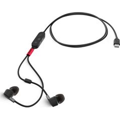 Słuchawki Lenovo Lenovo | Go USB-C ANC In-Ear Headphones (MS Teams) | Built-in microphone | Black | USB Type-C | Wired