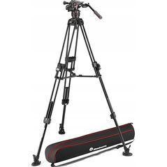 Statyw Manfrotto Zestaw 645 Alu Fast Twin + głowica 608 środ rozp