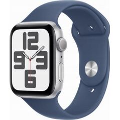 Smartwatch Apple Apple Watch SE GPS 44mm Silver Aluminium Case with Denim Sport Band - S/M MXEQ3ET/A