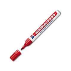 Edding 3000 Permanent Marker Red (4-3000002) (EDD4-3000002) έως 12 άτοκες Δόσεις