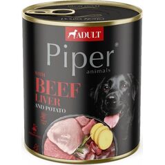 Dolina Noteci DOLINA NOTECI Piper dla psa z wątróbką wołową i ziemniakami 800g