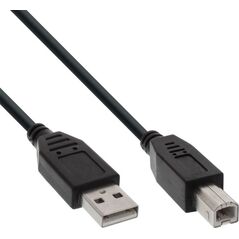 Kabel USB InLine USB-A - 7 m Czarny (34557X)