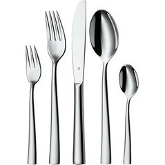 WMF Zestaw sztućców WMF Philadelphia, osoby 12, kawałki 60, nóż monoblokowy, stal nierdzewna Cromargan, polerowana, błyszcząca, można myć w zmywarce