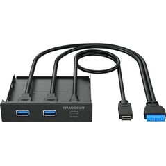 Graugear Multi Frontblende mit USB 3.1 - G-MP01