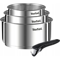 Patelnia Tefal Zestaw garnków TEFAL L8964S44 Ingenio Emotion 4 elementy