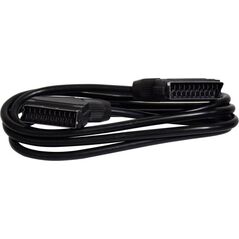 Kabel Art Scart - Scart 3m czarny (KABEUR M-M 3M)