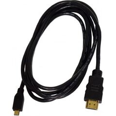 Kabel Art HDMI Micro - HDMI 1.8m czarny (KABHDEM/HDE AL-OEM-38)
