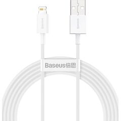 Kabel USB Baseus USB-A - Lightning 2 m Biały (CALYS-C02)