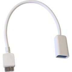 Kabel USB Art USB-A - microUSB Biały (KABADA USB3/MIUSB AL-OEM-161)