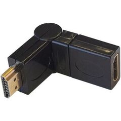 Adapter AV Art HDMI - HDMI czarny (AL-OEM-55)