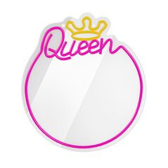 Neon MIRROR LED QUEEN warm white pink FMNE04 Forever Light 5907457763036