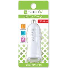 Ładowarka Techly 2x USB-A 2.4 A  (022182)