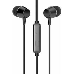 Słuchawki HP HP DHE-7000, słuchawki z mikrofonem, regulacja głośności, czarna, 2.0, douszne typ 3.5 mm jack