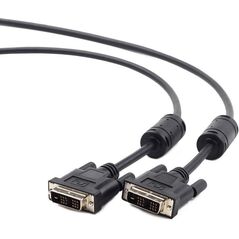 Kabel Gembird DVI-D - DVI-D 1.8m czarny (CC-DVI-BK-6)