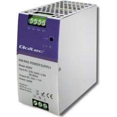 Qoltec Przemysłowy zasilacz na szynę DIN 24V 240W 10A