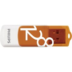 Philips Vivid 128GB USB 2.0 Stick Πορτοκαλί (FM12FD05B/00) (PHIFM12FD05B-00) έως 12 άτοκες Δόσεις