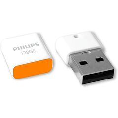 Philips Pico 128GB USB 2.0 Stick Πορτοκαλί (FM12FD85B/00) (PHIFM12FD85B-00) έως 12 άτοκες Δόσεις
