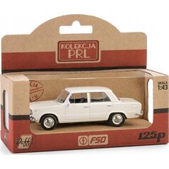 Daffi Pojazd PRL FIAT 125P - Biały