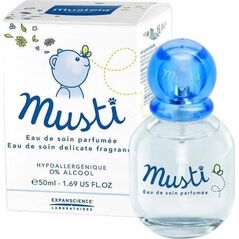 Alkotest MUSTELA_Musti pielęgnacyjna woda perfumowana dla niemowląt i dzieci 50ml