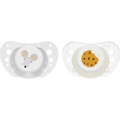 Chicco 171590 SMOCZEK PF AIR SILIKONOWY 6-36M 2SZT LUMI GREEN