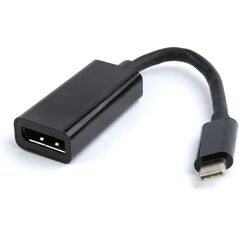 Adapter USB Gembird A-CM-DPF-01 USB-C - DisplayPort Czarny  (A-CM-DPF-01)