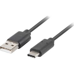 Kabel USB Lanberg USB-A - 1.8 m Czarny (CA-USBO-20CU-0018-BK)
