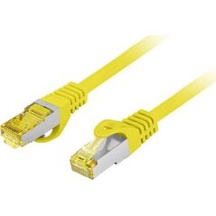 Lanberg PATCHCORD KAT.6A S/FTP LSZH CU 1.5M ŻÓŁTY FLUKE PASSED LANBERG