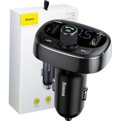 Transmiter FM Baseus Transmiter FM Baseus T-typed S-09 Bluetooth (czarny)