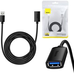 Kabel USB Baseus USB-A - USB-A 2 m Czarny (B00631103111-03)
