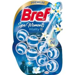 Bref Spa Moments Vitality zawieszka myjąco-zapachowa do muszli 2x50g