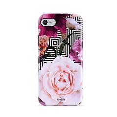 PURO Glam Geo Flowers Apple iPhone SE 2022/SE 2020/8/7/6s (Pink Peonies) PUR047PNK 8033830276194