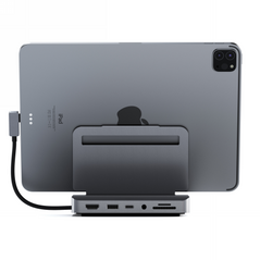 Satechi Aluminum Stand Hub Apple iPad Pro (USB-C, USB-A, 4K HDMI, card reader, jack port) (space gray) STH27 879961008581