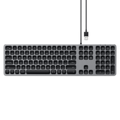 Satechi Aluminum Wired Keyboard USB-A space gray STH141 879961007218