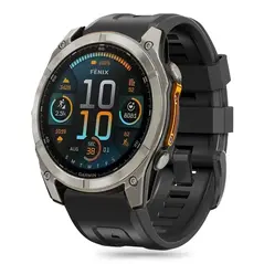 Tech-Protect Silicone Garmin Fenix 5 / 6 / 6 Pro / 7 / 8 47mm / E Black THP3203 5906302377183