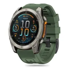 Tech-Protect Silicone Garmin Fenix 5s / 5s Plus / 6s / 6s Pro / 7s / 8 43mm Military Green THP3294 5906302377268