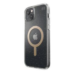 Speck Presidio Perfect-Clear Glitter MagSafe MICROBAN Apple iPhone 14 Plus / 15 Plus (Clear / Gold Glitter) SPK391 840168524082