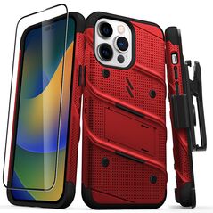 ZIZO BOLT Series Apple iPhone 14 Pro Max with tempered glass (Red) ZIZ106 888488338507