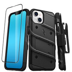ZIZO BOLT Series Apple iPhone 14 with tempered glass (Black) ZIZ110 888488338415