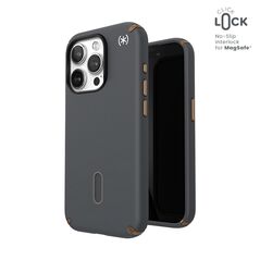 Speck Presidio2 Pro ClickLock & MagSafe Apple iPhone 15 Pro (Charcoal Grey/Cool Bronze) SPK571 840168532964