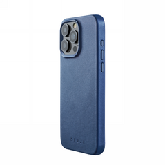 Mujjo Full Leather Case Apple iPhone 15 Pro Max MagSafe (monaco blue) MUJ109 5060487086022