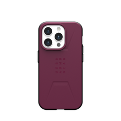 UAG Urban Armor Gear Civilian MagSafe Apple iPhone 15 Pro (bordeaux) UAG1286 840283909290
