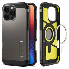 Spigen Spigen Tough Armor MAG iPhone 16 Pro MagSafe gunmetal ACS08145