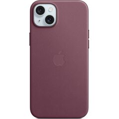 Apple Etui z tkaniny FineWoven z MagSafe do iPhonea 15 Plus - rubinowa morwa