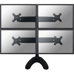 Neomounts Stojak biurkowy na 4 monitory 19" - 30" (FPMA-D700DD4)