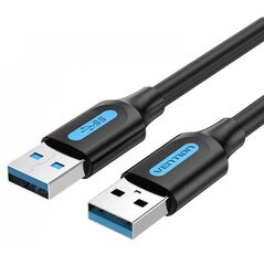 VENTION USB 3.0 A Male to A Male  Cable 1.5M Black PVC Type (CONBG) (VENCONBG) έως 12 άτοκες Δόσεις