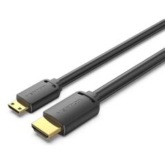 VENTION Mini HDMI to HDMI 4K HD Cable 2M Black (AGHBH) (VENAGHBH) έως 12 άτοκες Δόσεις
