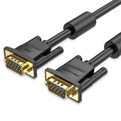 VENTION VGA (3+6) Male to Male Cable with Ferrite Cores 1M Black (DAEBF) (VENDAEBF) έως 12 άτοκες Δόσεις