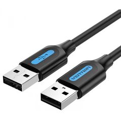 VENTION USB 2.0 A Male to A Male Cable 1M Black PVC Type (COJBF) (VENCOJBF) έως 12 άτοκες Δόσεις