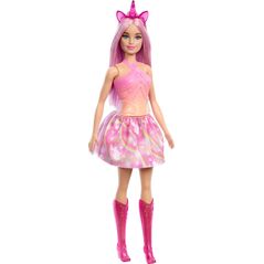 Lalka Barbie Mattel Lalka Barbie Jednorożec, różowy strój